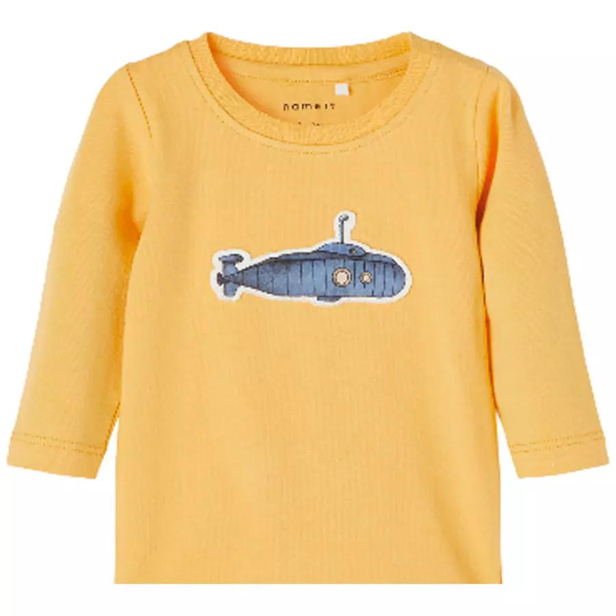 name it Langarmshirt Nbmfranz Ochre
