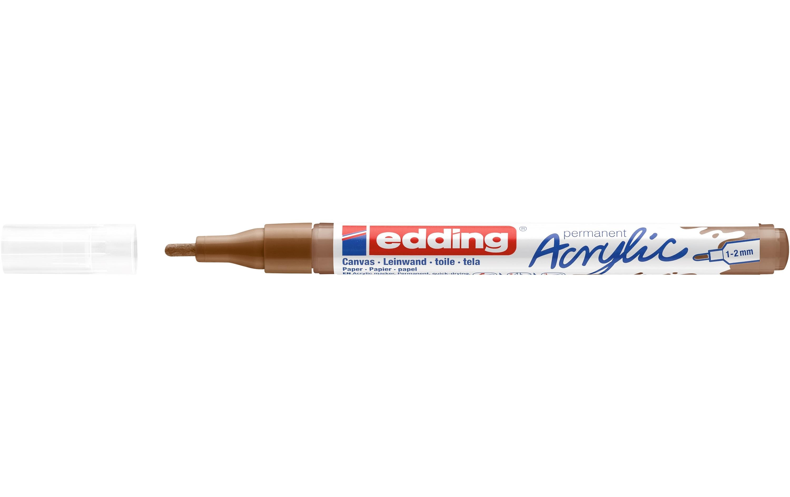 Acrylmarker 5300 Fein, BraunSchnelltrocknende Acrylstifte