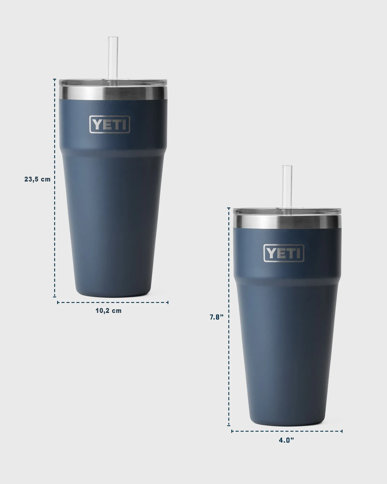 YETI Rambler 26 Oz Straw Cup
