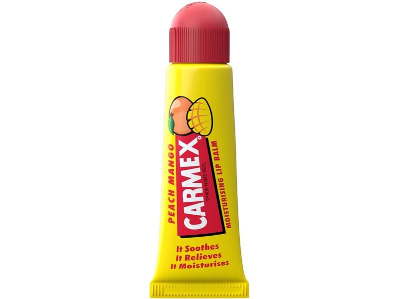 Carmex Lippenpflege Tube Peach Mango 10 g Lippenpflege bietet langanhaltende Feuchtigkeit und Schutz