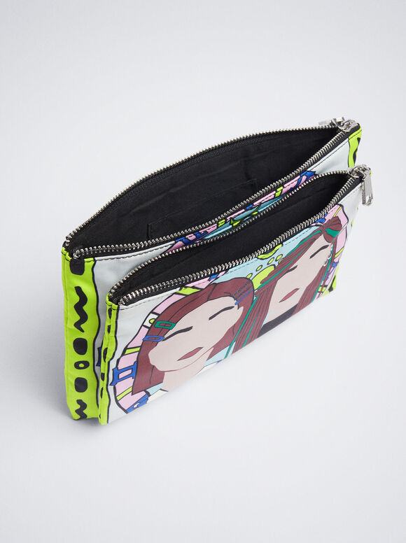 Bolsa de nylon com horóscopo - Amarela