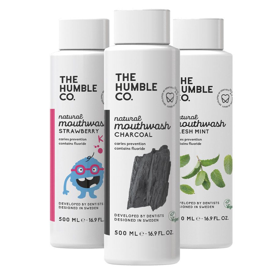 The Humble Co Humble Natural Mouthwash Kids Strawberry 500ml