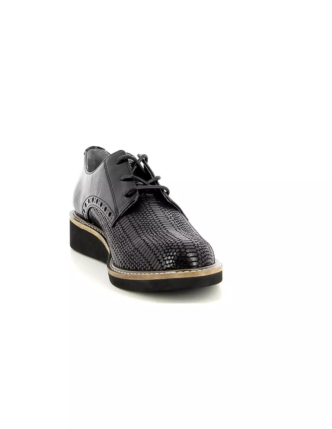 FUGITIVE CHAMOI - Derbies, richelieus & trotteurs vipernoir