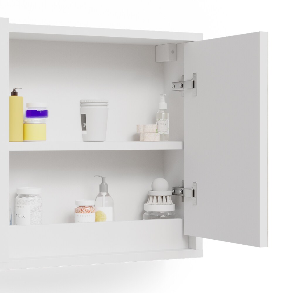 Vicco Spiegelschrank Badspiegelschrank Badschrank Mila Weiß Badspiegel Ablage