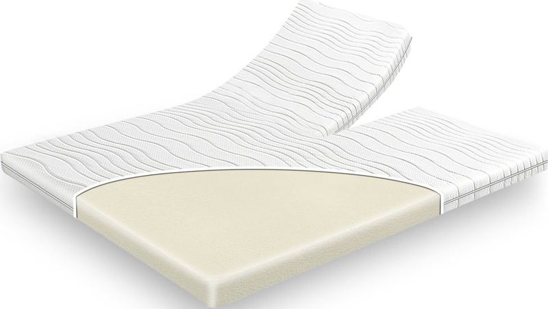 Traagschuim/NASA splittopper 140x190 dikte 7 cm