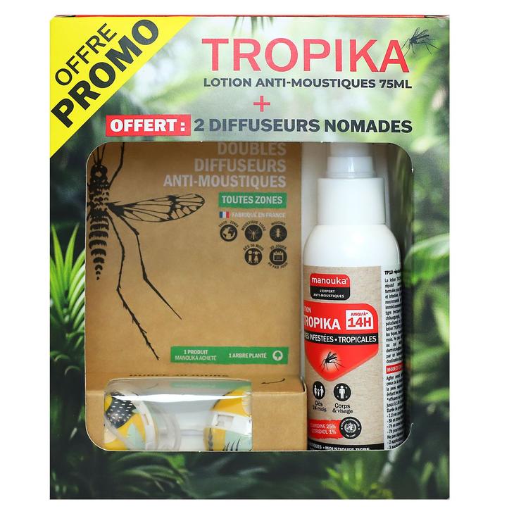 Répusilf anti-moustique adule spray 75ml + 2 diffuseurs offerts