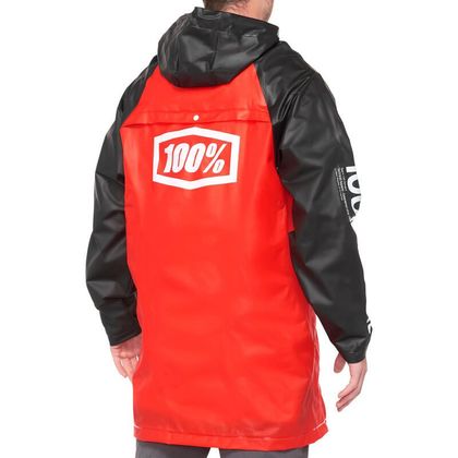 Veste de pluie 100% TORRENT - Noir / Rouge