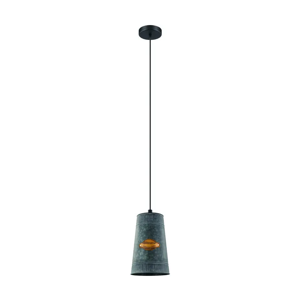 EGLO Honeybourne Hanglamp - E27 - Staal - Zwart/Goud