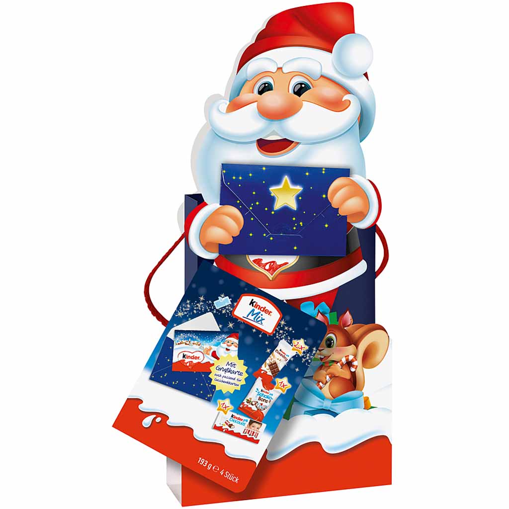 Kinder Mix Weihnachts-Tüte Schneemann 193g MHD:20.4.25