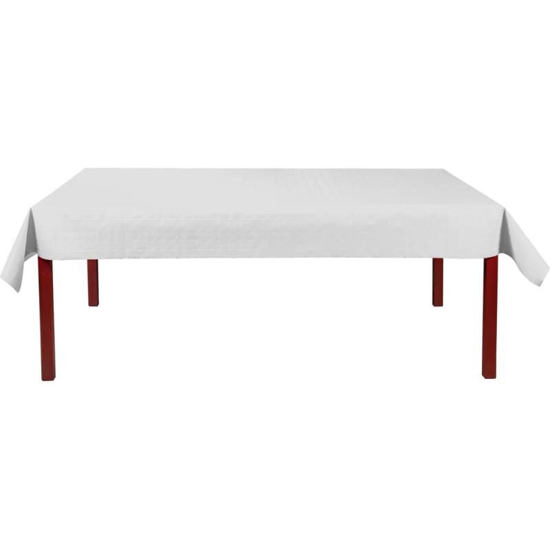 Nappe en rouleau papier damassé - 50x1,18m - Blanc