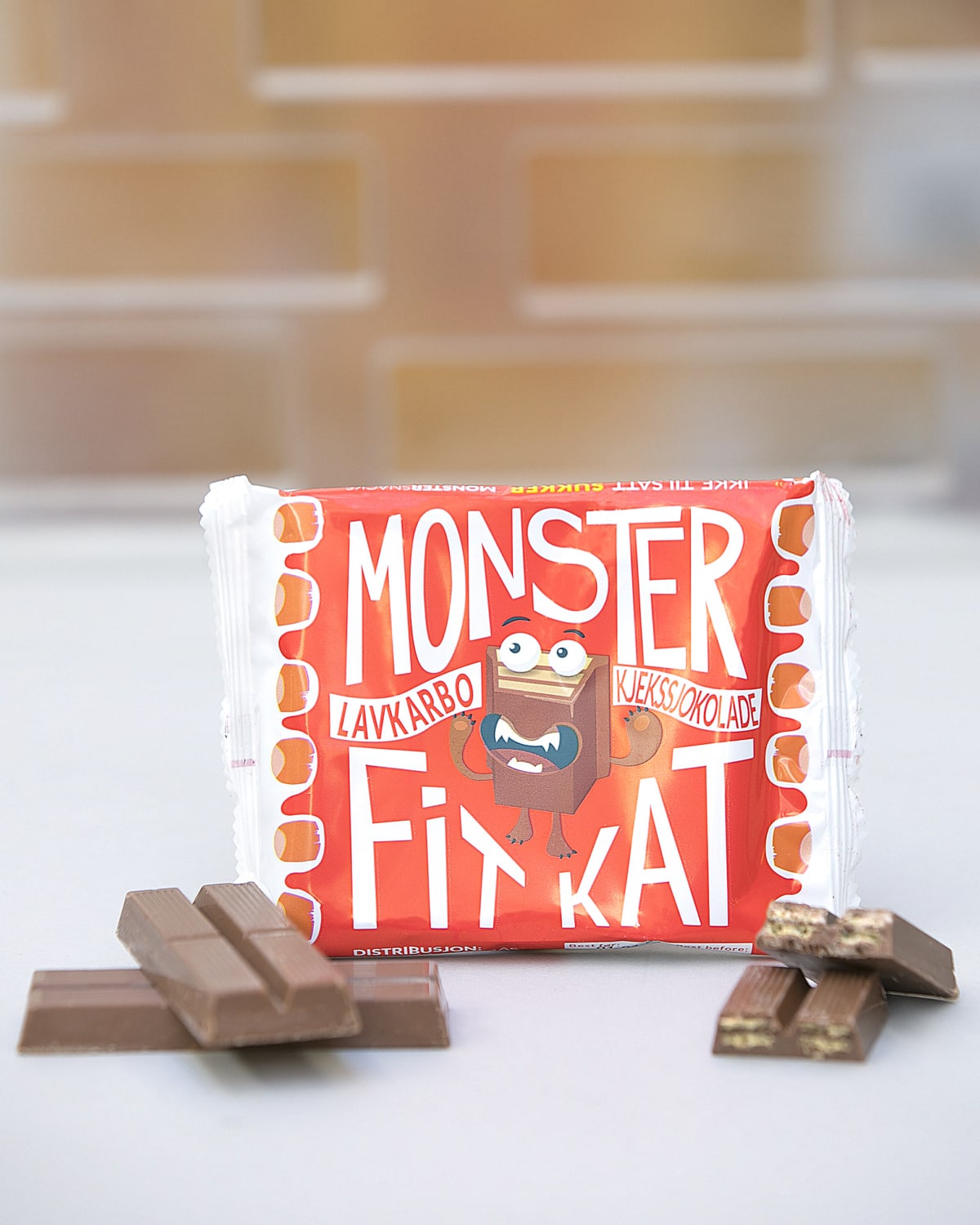 Monster Fit Kat Kjekssjokolade 65g