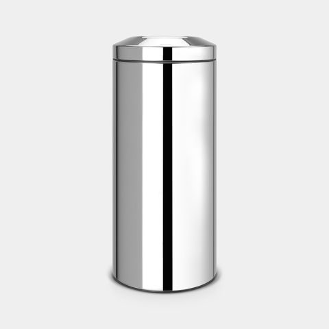 Prullenbak met vlamdover Flame Guard met metalen binnenemmer, 30 liter