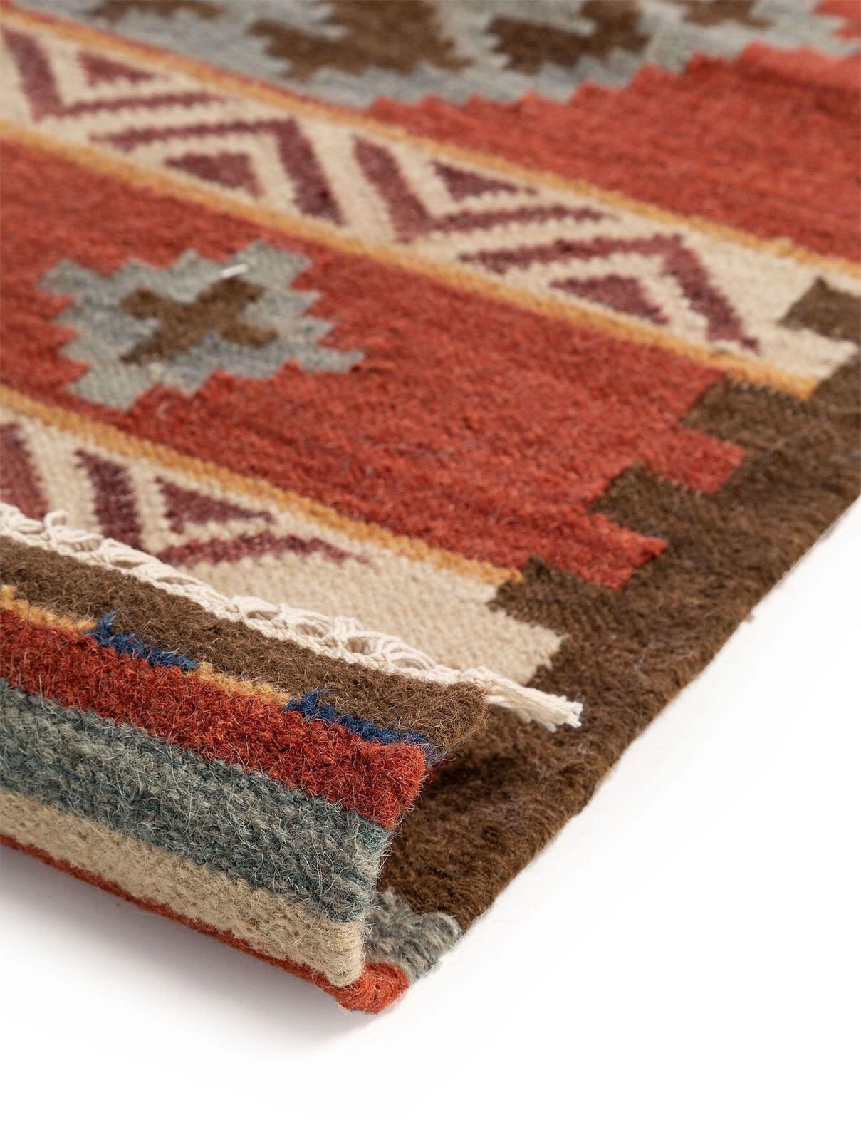 benuta pure Teppich ZOHRA 120 x 170 cm rot/multicolor