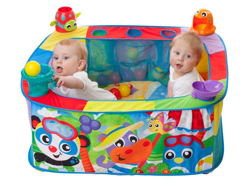 Playgro Bällebad Pop Up 30 Bälle Baby Bällebad