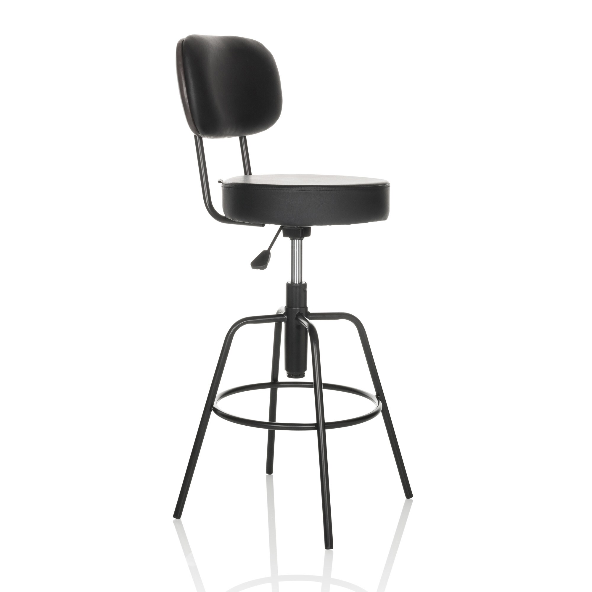 Barhocker DISC HIGH Kunstleder ohne Armlehnen hjh OFFICE