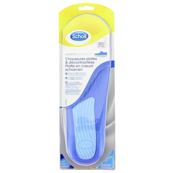 Semelles Expert Support Plates et décontractées T2 - 1 paire
