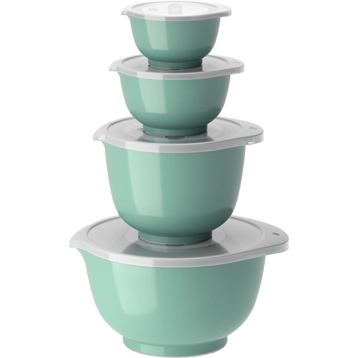 NEW Margrethe skålsett 0,25 + 0,5 + 1,5 + 3 liter, nordic green