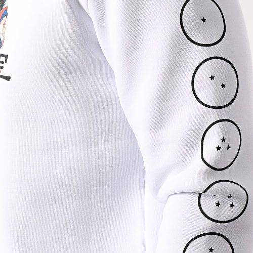 Sweat Capuche DBZ 2021 Blanc