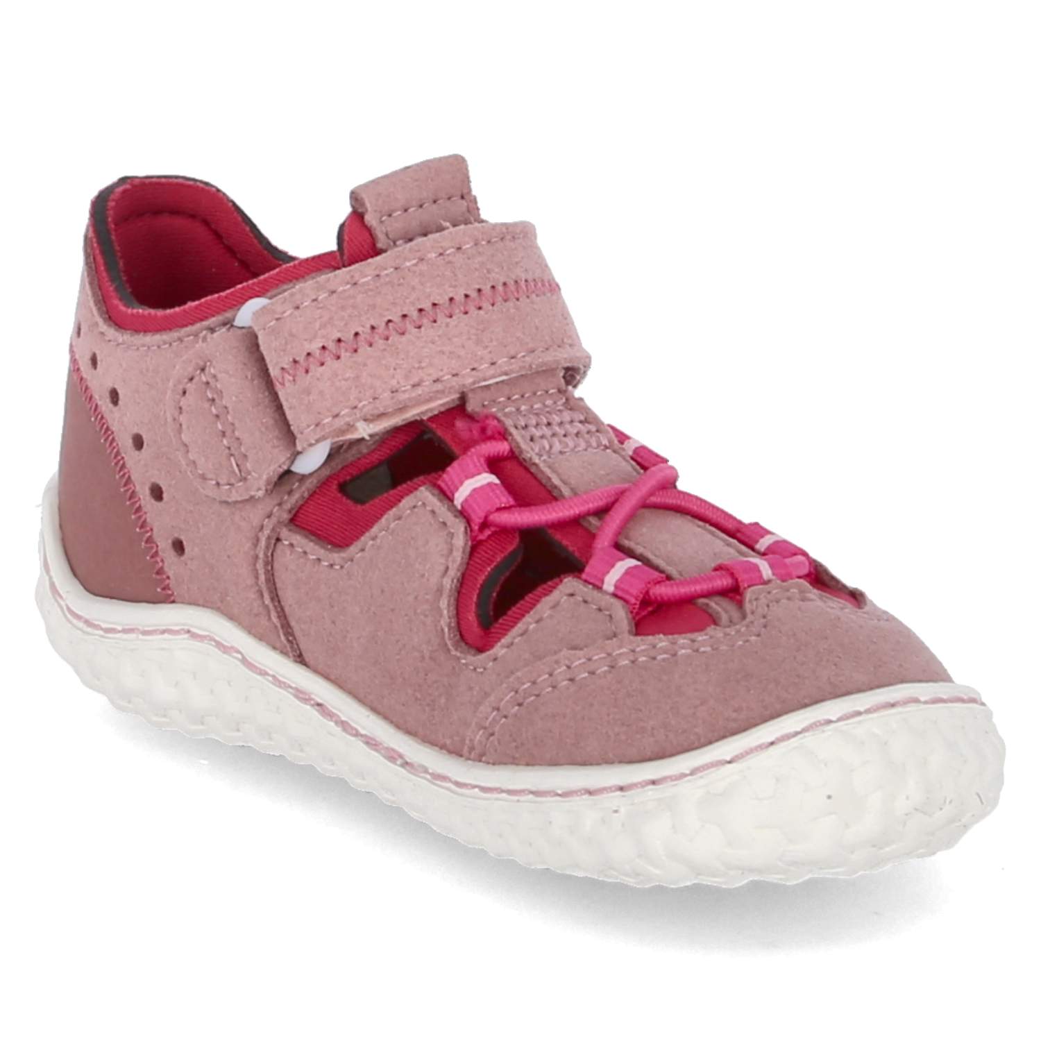 Pepino Kletthalbschuhe JERRY - sucre/pink