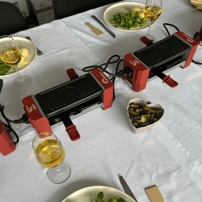 LITTLE BALANCE Raclette Multifonction Raclette 2 personnes piment connectable