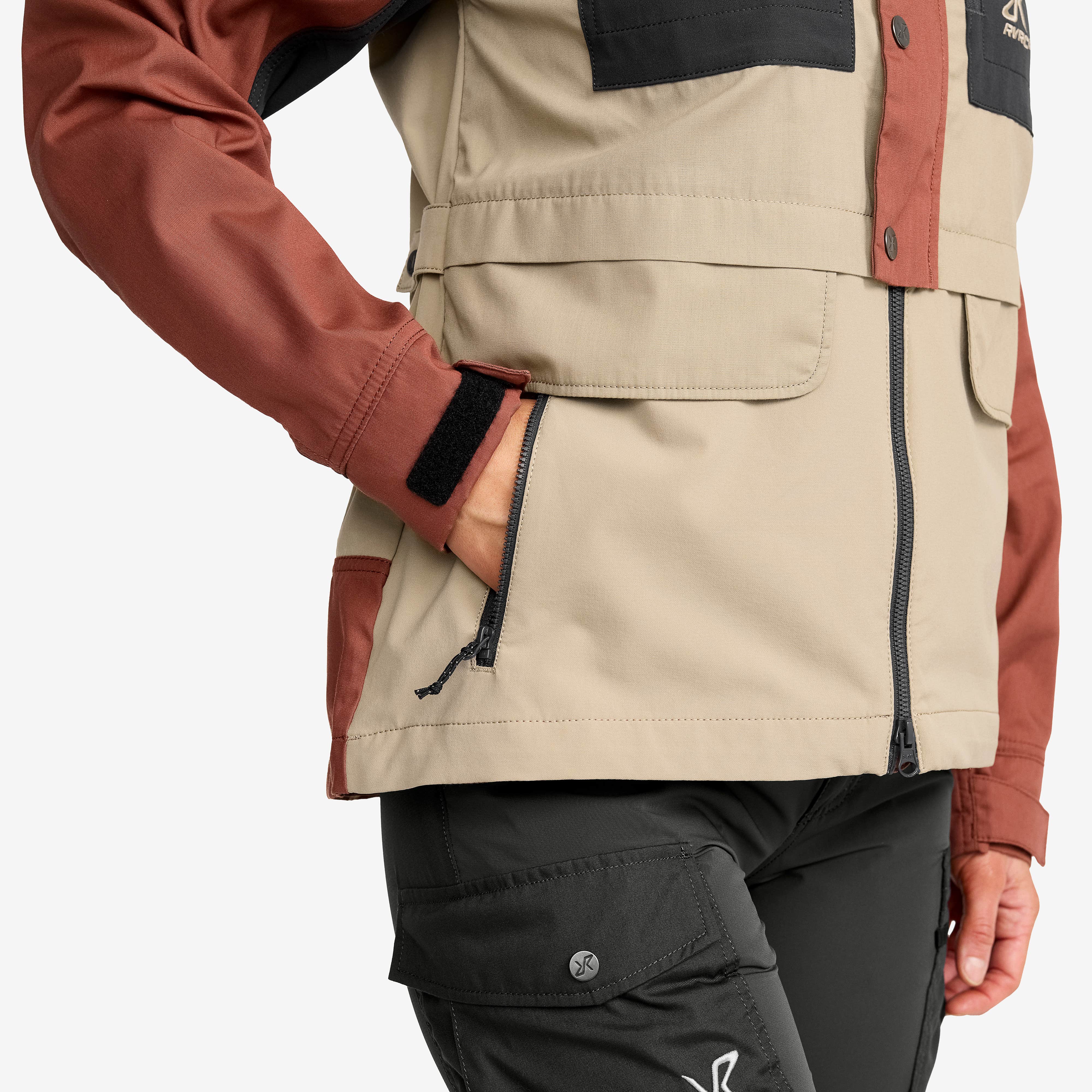 Rambler Lightweight Pro Jacket Dame Pink Mahogany/Aluminium