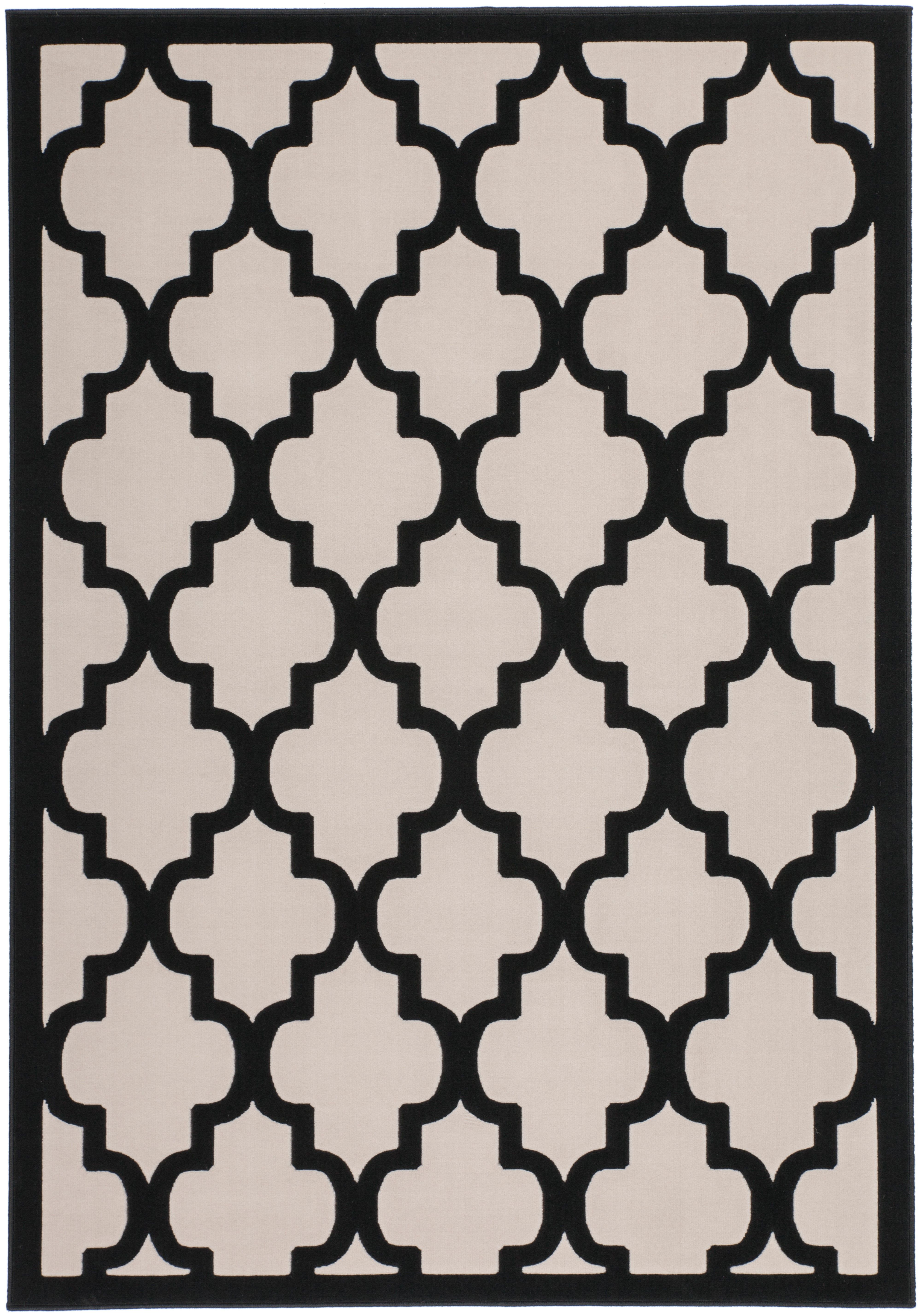 Vloerkleed 3097 Taupe Zwart Manolya