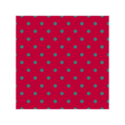 Clairefontaine Alliance - Papier cadeau - 70 cm x 50 m - 60 g/m² - rouge et pois verts