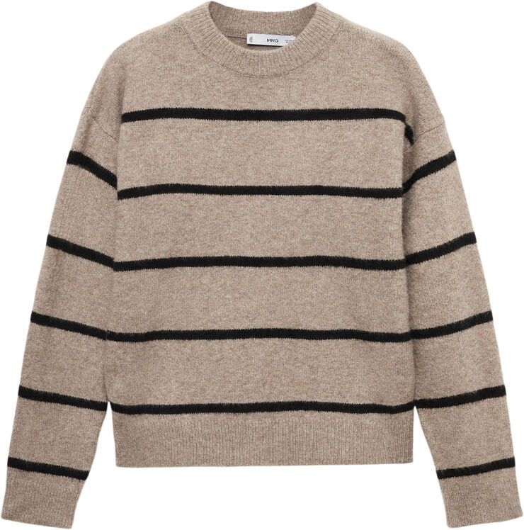 MANGO SWEATER. -- MARINA Medium brown