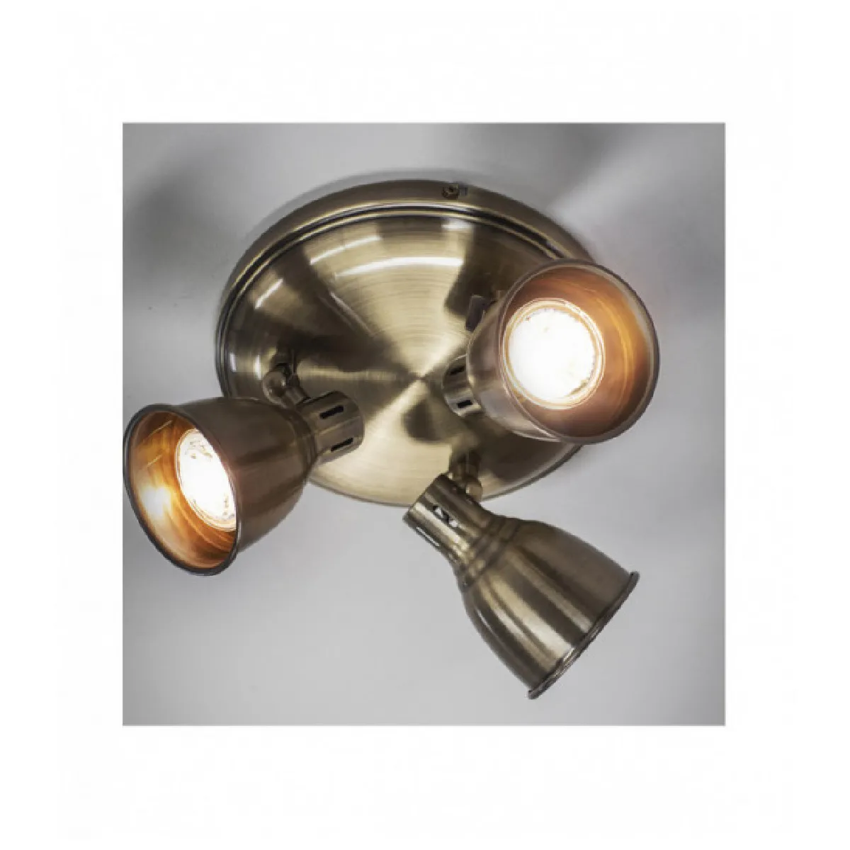 Endon Plafonnier Hoop Acier Laiton