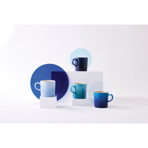 Le Creuset Stentøjs Krus, Azure, 35 cl