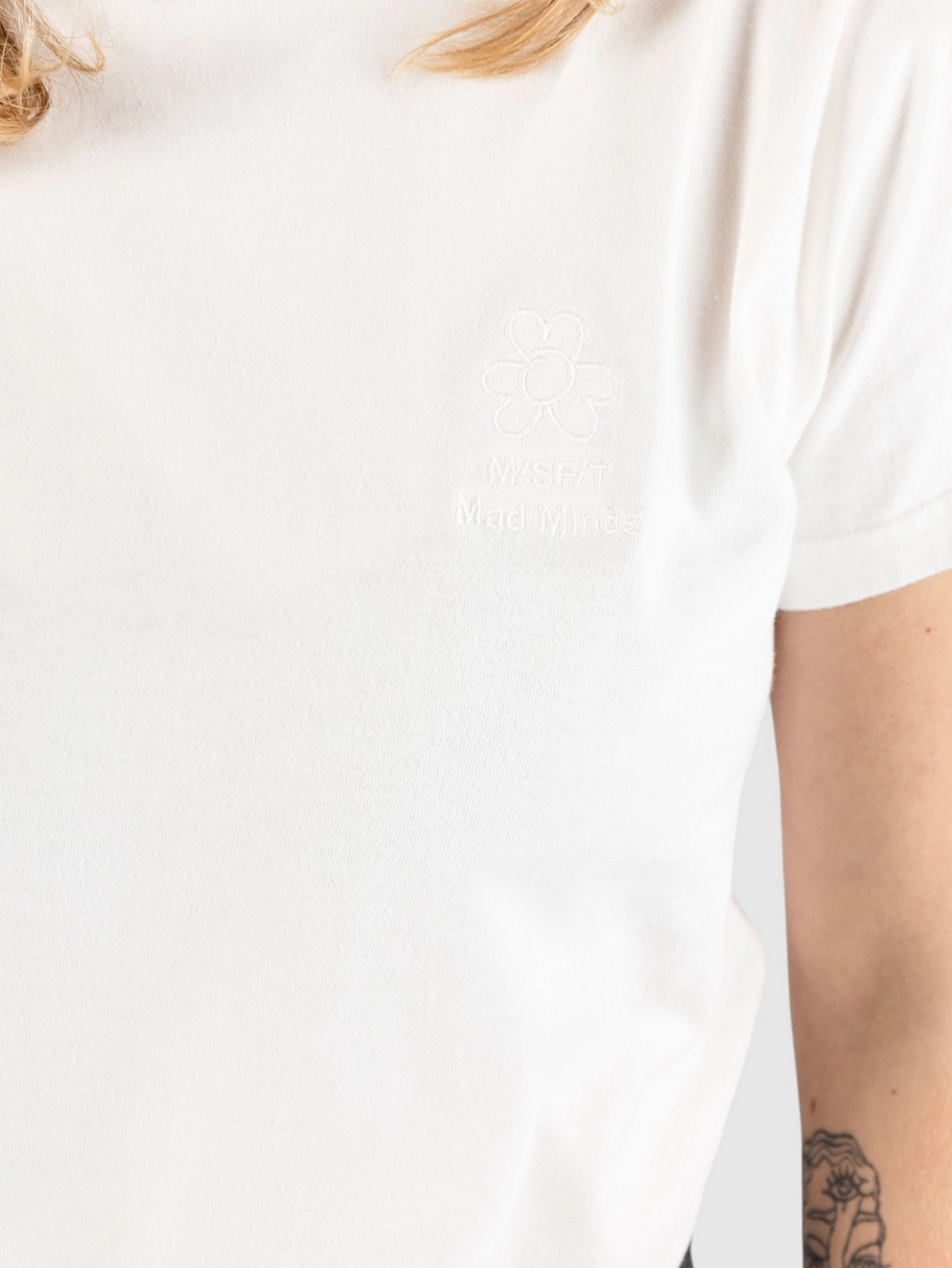 Misfit Shapes Misfit Organics Baby T-Shirt thrift white