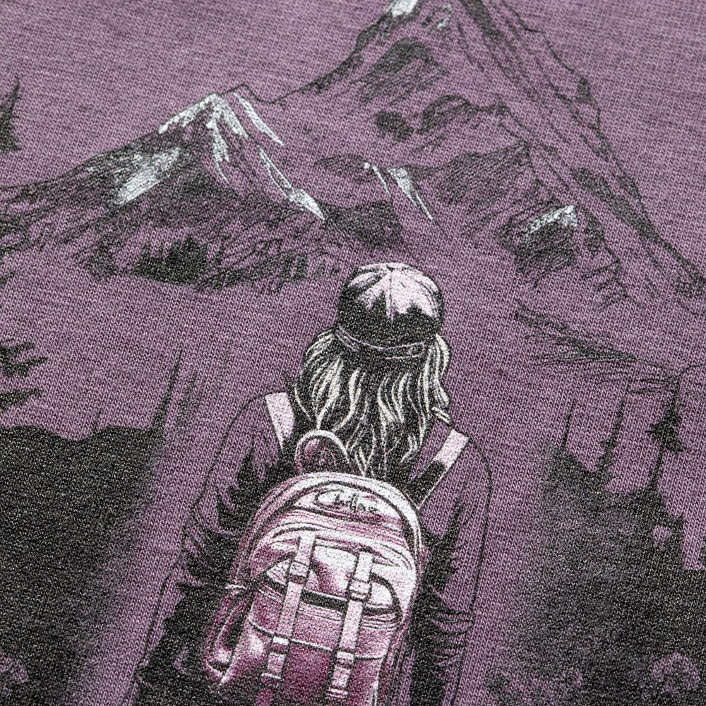 Chillaz Iseo Mountain Paradise T-Shirt Damen dark violet