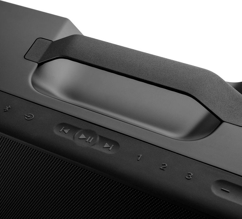 Teufel BOOMSTER - Bluetooth stereo speaker met DAB+ /FM - Lange speelduur - Spatwaterdicht IPX5 - night black