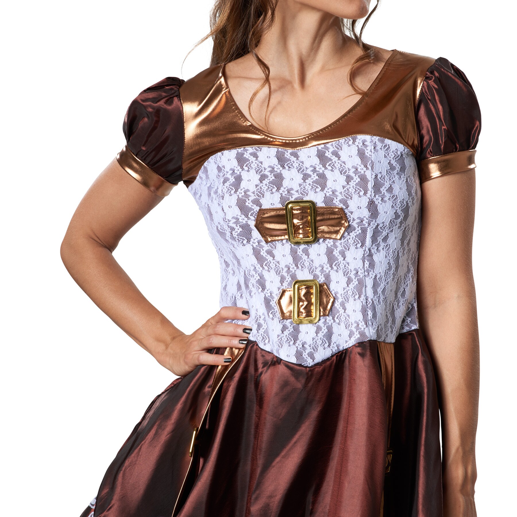 tectake® Frauenkostüm Steampunk Lady