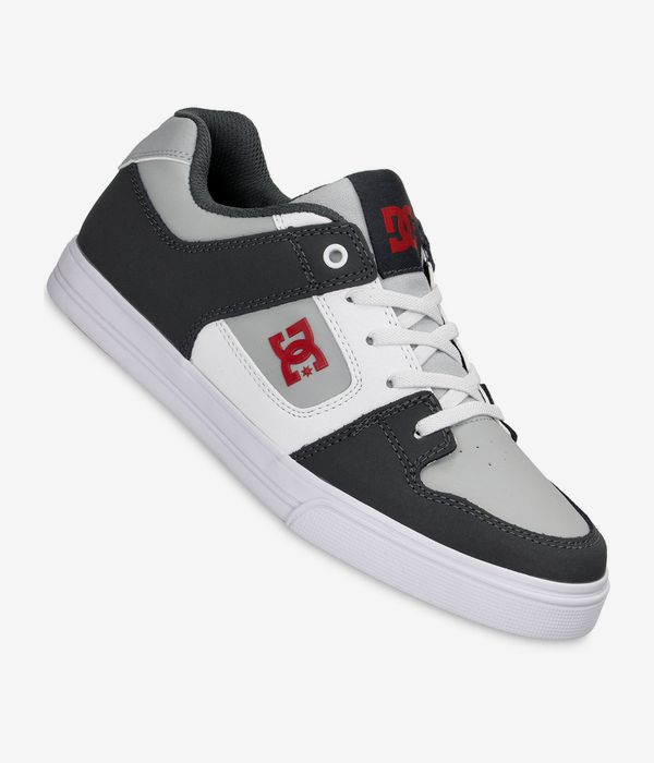 DC Pure Elastic Schuh kids (grey grey red)
