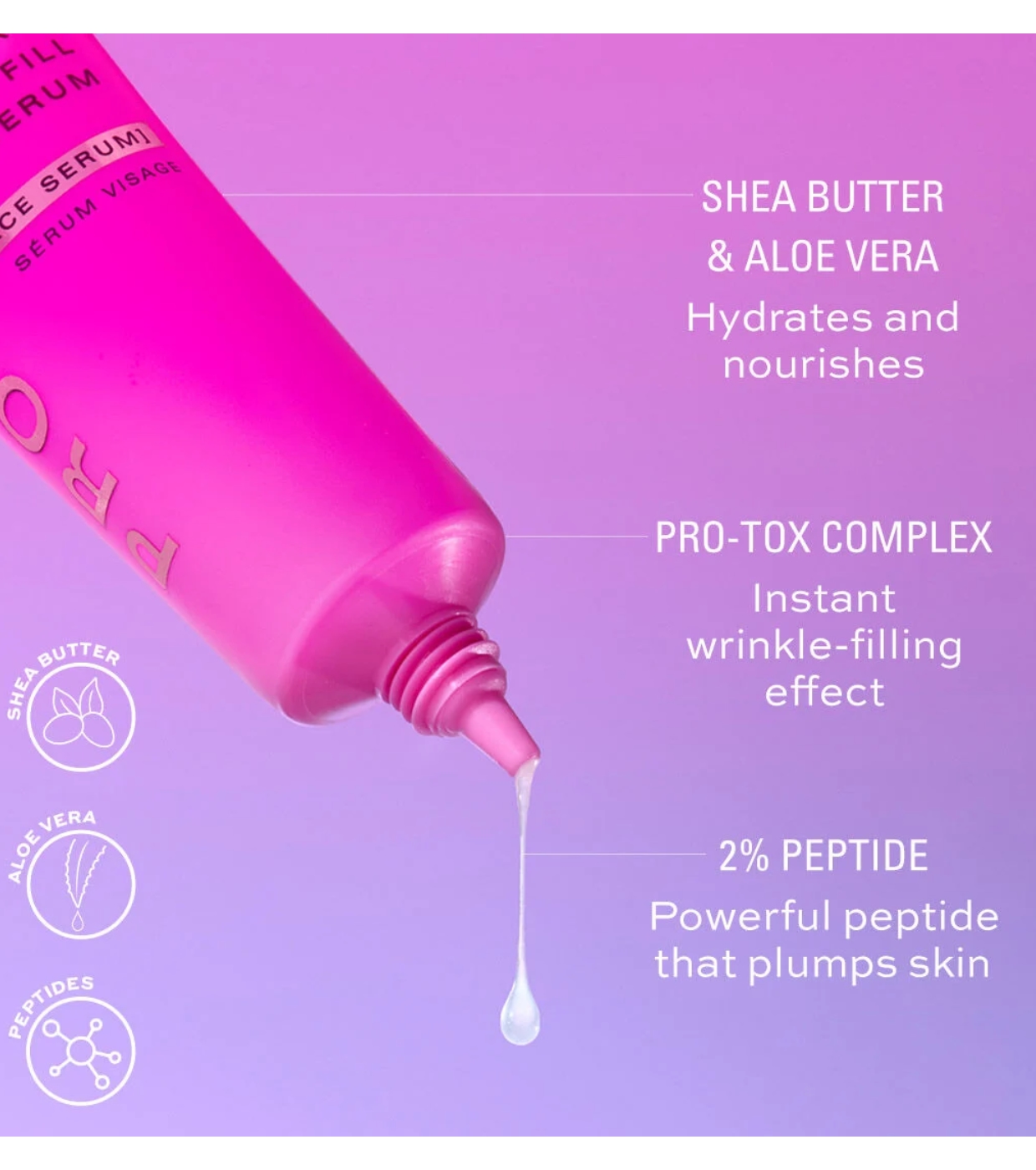 Revolution Pro - *Miracle Pro-Tox* - Sérum facial reparador e preenchedor de linhas