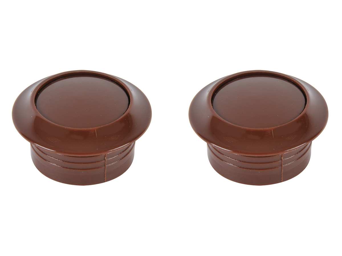 Push-lock knoppen - Brown