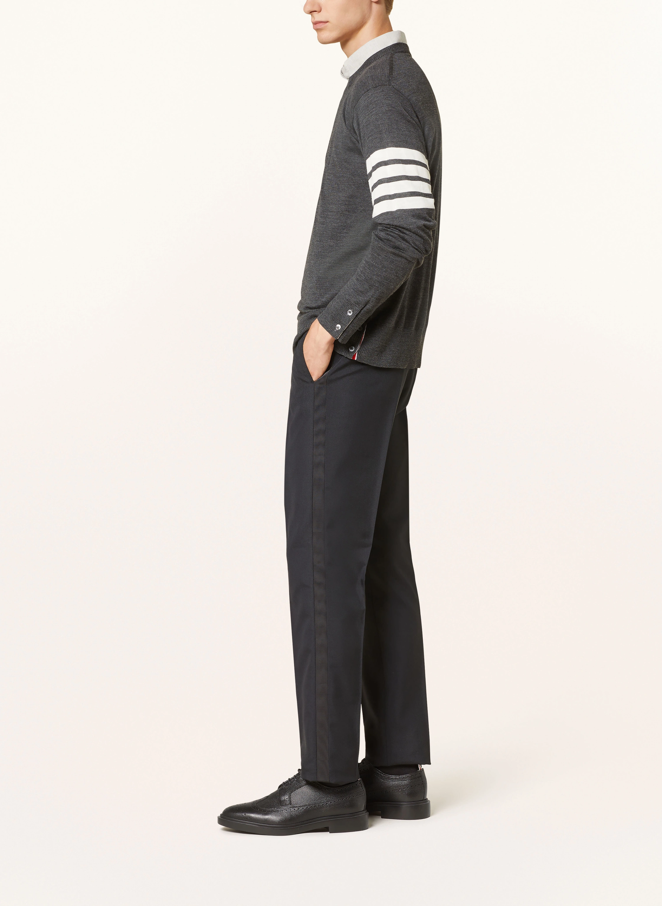 THOM BROWNE. Anzughose Slim Fit