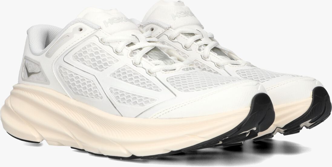 witte hoka lage sneakers clifton one9