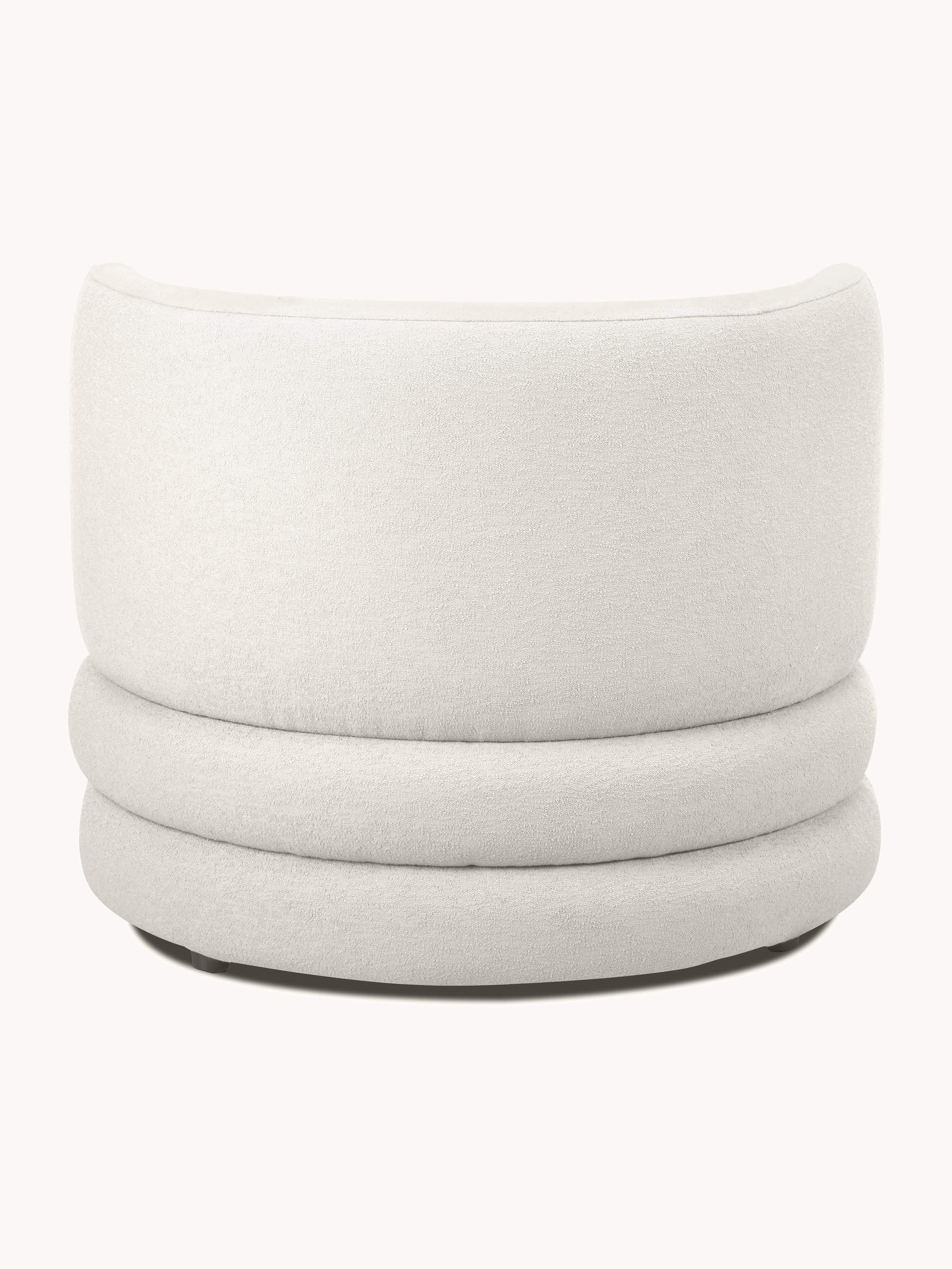 Design bouclé fauteuil Solomon
