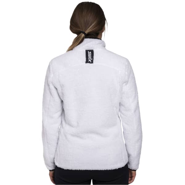 Veste polaire SWIX INFINITY PILE MIDLAYER FULL ZIP W BRIGHT WHITE