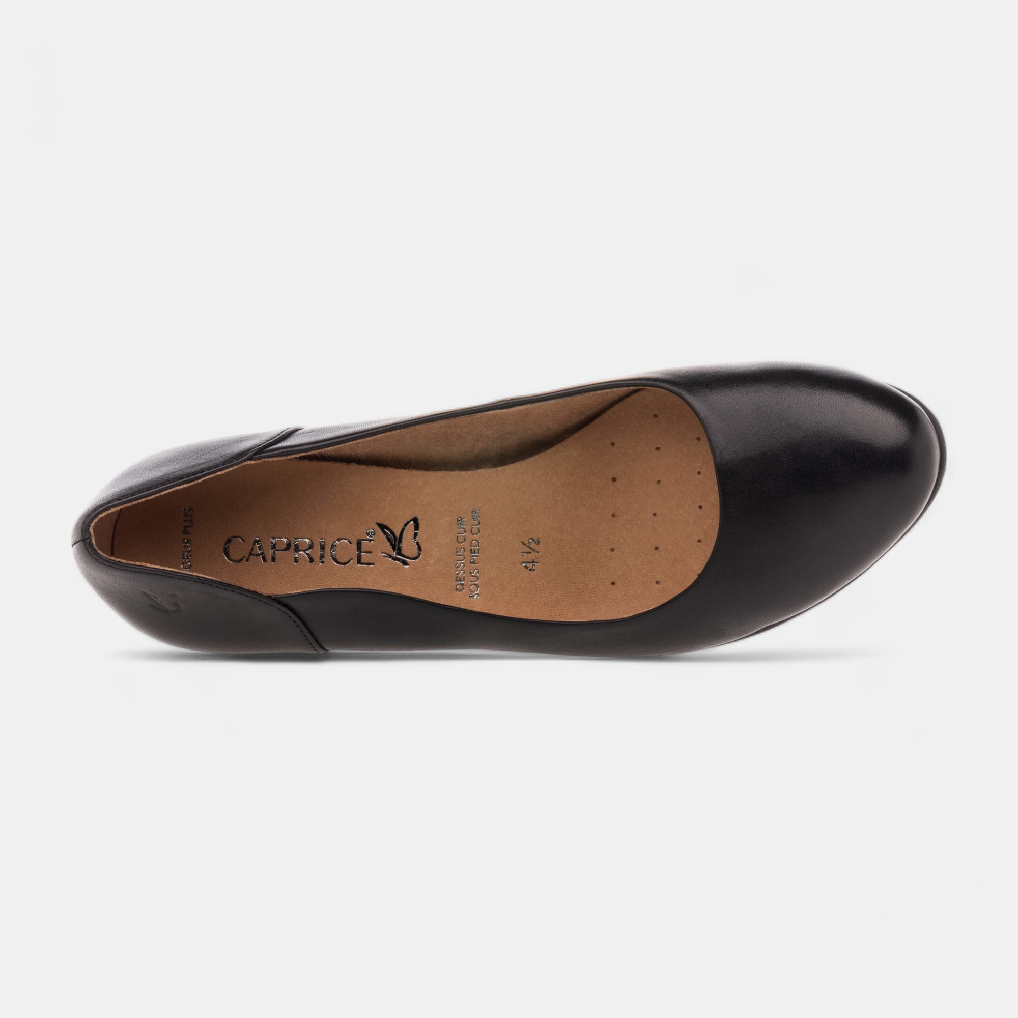 Escarpins à talon Femme en cuir noir