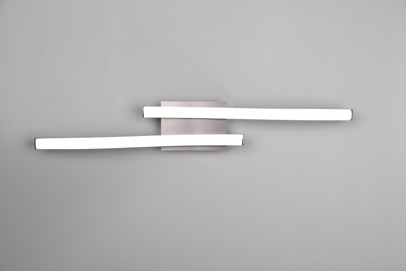 LED-Deckenlampe - Nickel matt - Metall - 56 cm