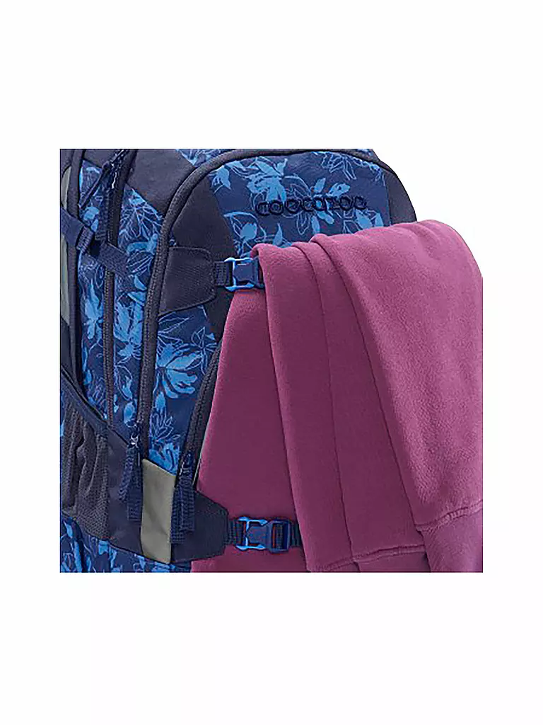COOCAZOO Schulrucksack MATE Tropical Night blau