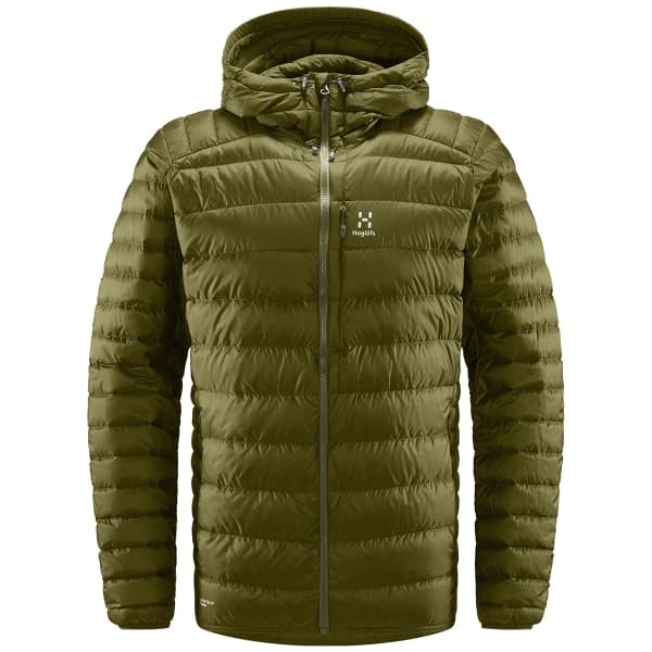 Doudoune ski HAGLÖFS ROC DOWN HOOD M OLIVE GREEN