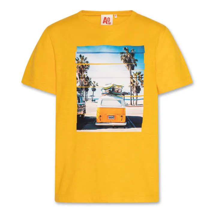 AO76 T-shirt Mat Van | Jaune