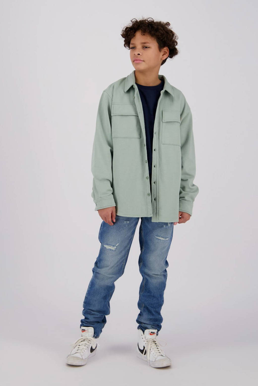 Raizzed overshirt Wick zachtgroen