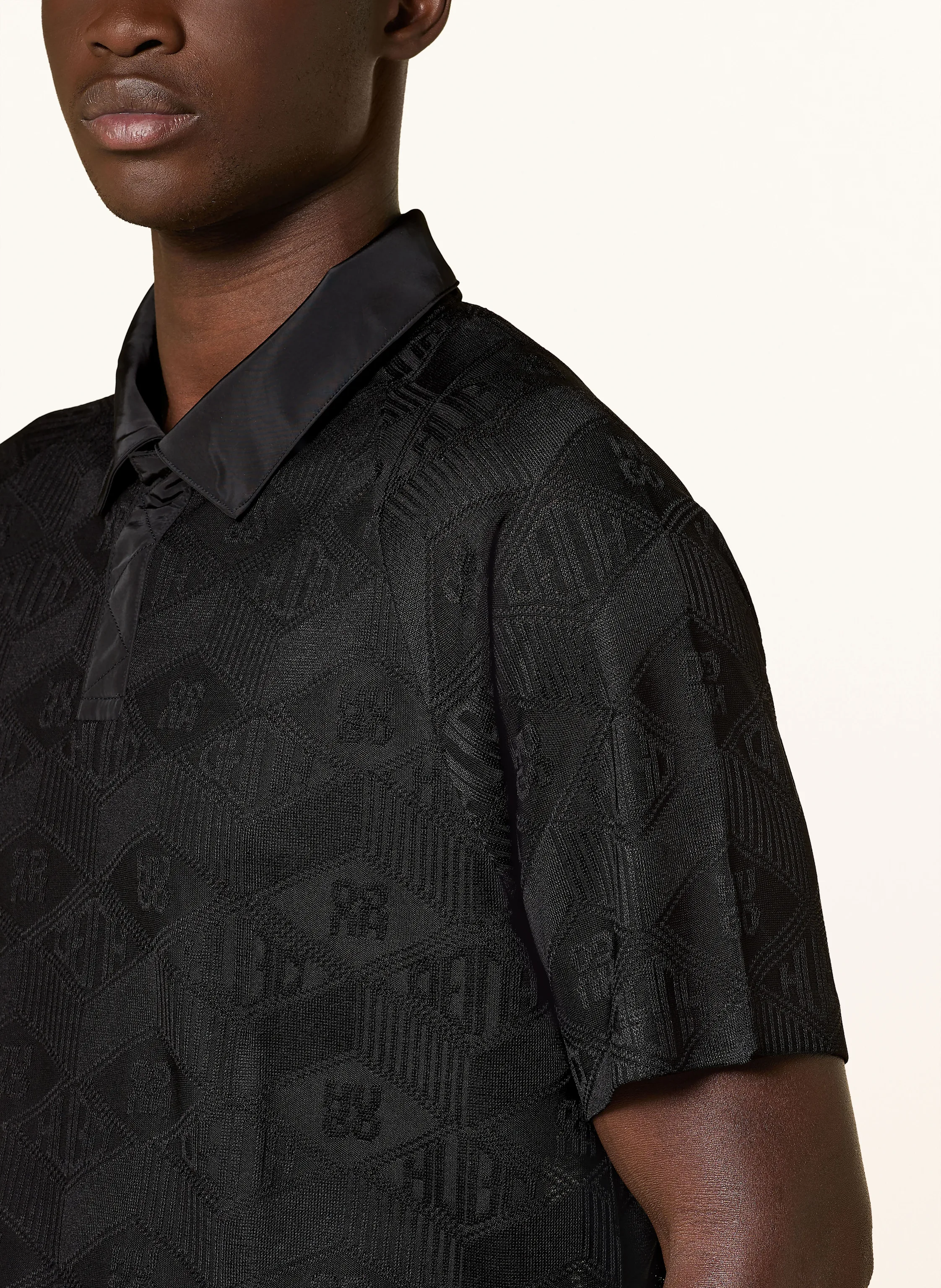 HUGO Strick-Poloshirt DOMPOLI