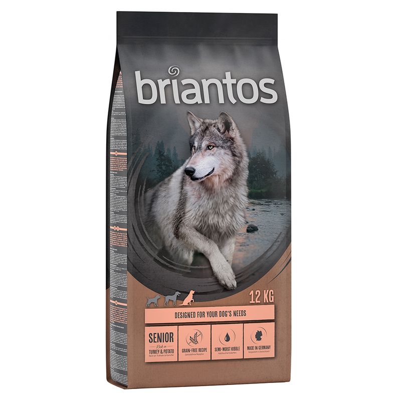 Briantos Senior dinde, pommes de terre - SANS CÉRÉALES pour chien