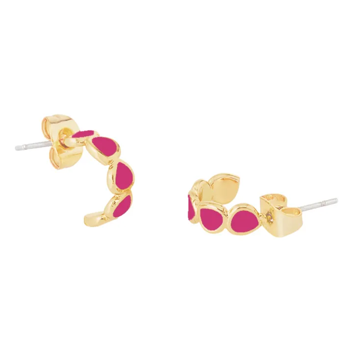 Bangle Up Créoles Mini Lumi   | Rose